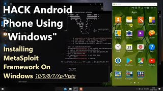 How Hackers Use MetaSploit Framework on Windows to Hack SmartPhones  Prevention CyberTonian [upl. by Myca912]