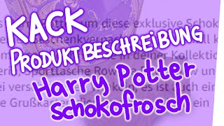 Kack Produktbeschreibung  Harry Potter Schokofrosch [upl. by Suzie]