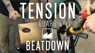 MERRITT BMX TENSION HUBGUARD SMASH TEST [upl. by Aluap]