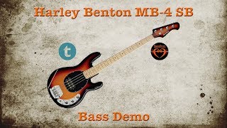 Harley Benton MB4 SB  Bass Demo [upl. by Ecirtnuahs954]