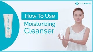 SkinKraft Moisturizing Cleanser  How To Use [upl. by Katherin]