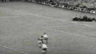 Peles goal in the 1958 World Cup final against Sweden [upl. by Anaiad]