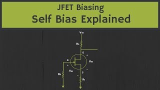 JFET Self Bias Configuration Explained with Solved Examples [upl. by Ojybbob]