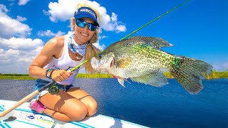 How to Catch Florida Crappie Speck on Lake Okeechobee Catch amp Cook [upl. by Sakmar353]