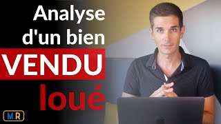 Analyse dAnnonce Dun Bien Vendu Loué [upl. by Eillime]