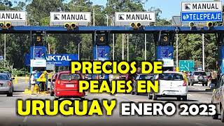 PRECIOS COMBUSTIBLES PEAJES Y COMO ACCEDER AL TELEPEAJE DESDE LA WEB Y REGISTRARSE  URUGUAY 2023 [upl. by Enra466]