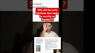 Why do we worship on Sunday history philosophy sabbath judaism christianity atheism duet [upl. by Danforth]