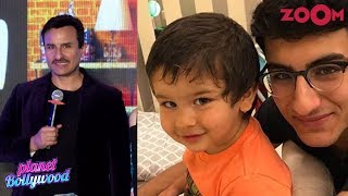 Saif Ali Khans HILARIOUS answer on what would he do if Taimur amp Ibrahim like the same girl at a pub [upl. by Lebazej]