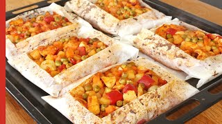 Best Ever ParchmentBaked Chicken and Veggies 💯 Parchment Wrapped Chicken Recipe [upl. by Losiram726]