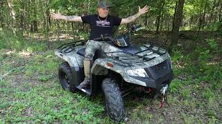 Find Out Why Pigman Runs The TRACKER 450 ATV [upl. by Gut92]