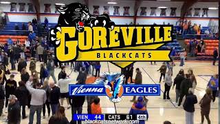 Goreville Blackcats at Vienna Eagles [upl. by Nepets]