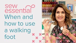 When and How to Use a Walking Foot for Dressmaking [upl. by Trinee]