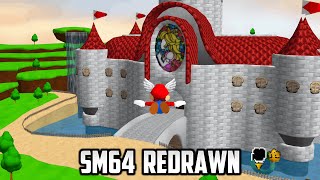 ⭐ Super Mario 64  SM64 Redrawn DEMO v11 [upl. by Nehttam]