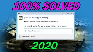 How to fix need for speed most wanted SPEEDEXE has been Stopped Working 100 Solution  2020 [upl. by Slocum295]