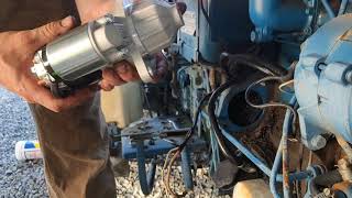 Quick starter removal for a Ford 9N tractor and beginning of my channel [upl. by Apthorp]