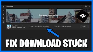 How To Fix Download Stuck Project Nova OG FORTNITE [upl. by Haneen]