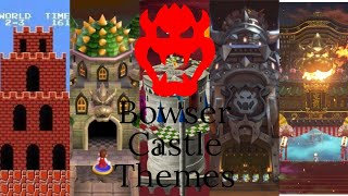 Evolution of  Bowser Castles in Super Mario Games [upl. by Rizzo833]