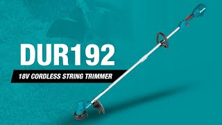 Makita DUR192lz XRU23 for America cordless string trimmer LTX 18V what really it able to do [upl. by Analli259]