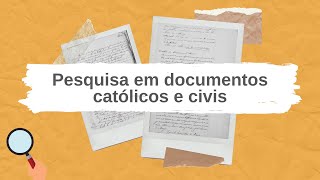 COMO PESQUISAR EM REGISTROS CATÓLICOS E CIVIS [upl. by Jann]