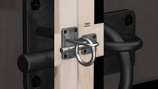 A Simple Gate latch wood woodworking gate door shots lock latch [upl. by Goines]