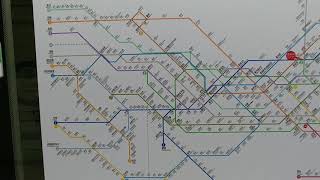 seoul metro map 서울지하철 노선도 [upl. by Ovatsug]