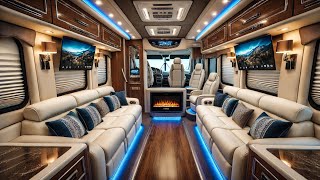 Prevost New Large Luxury Motorhome With Hidden Balcony [upl. by Javier]