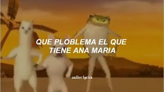 que ploblema el que tiene ana maria Letra 🐸 [upl. by Bruner]