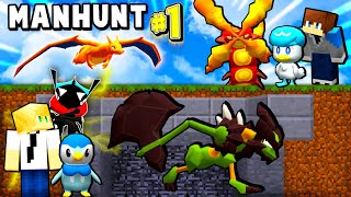 Minecraft Pixelmon Manhunt ROUND 1 Speedrunner VS Hunter [upl. by Zullo264]