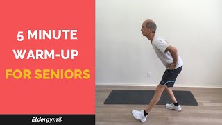 Eldergym® Academy 5 Minute Standing Warmup for SENIORS [upl. by Sulakcin]