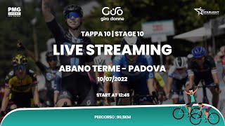 Giro Donne 2022  LIVE  Tappa 10 [upl. by Funk]