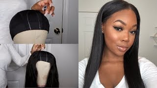 How to Make a U Part Wig For Beginners  West Kiss Hair [upl. by Aihtibat]