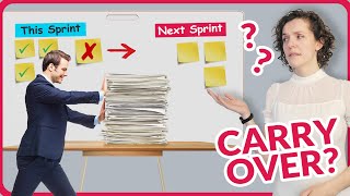 3 strategies to deal with Sprint carry over in a Scrum Team [upl. by Raimund281]