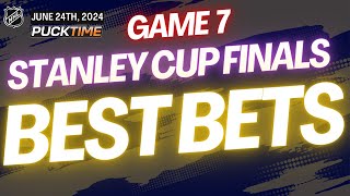 2024 NHL Stanley Cup Finals  Oilers vs Panthers Game 7 Predictions Picks and Bets  PuckTime 624 [upl. by Aracot]