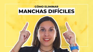 😱 Cómo QUITAR manchas DIFÍCILES de la ropa  7️⃣ REMEDIOS SENCILLOS 🧼 [upl. by Trinette802]