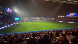 LIGHT SHOW BEFORE BIRMINGHAM CITY V HUDDERSFIELD TOWN ST ANDREWS  KNIGHTHEAD PARK [upl. by Ahsikin659]