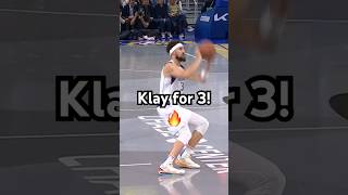 Klay Thompson’s 1st bucket back in the Bay 🏆Shorts [upl. by Nehgam]