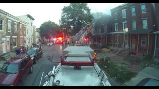 Harrisburg City PA House Fire in Allison Hill [upl. by Weston]