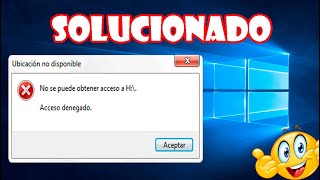 😱 SOLUCION 😱 unidad no accesible o acceso denegado en un disco duro o dispositivo USB Windows 7 amp 10 [upl. by Powers]