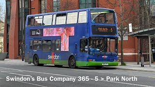 Swindon 365 Dennis Trident Voith€3 SN51AYO [upl. by Solana172]