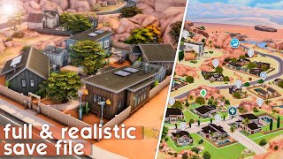 a must have full amp realistic save file in the sims 4 ♡ perfect for family gameplay [upl. by Atalie]