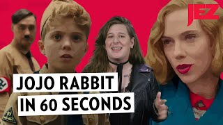 The Plot of JoJo Rabbit Explained in 60 Seconds [upl. by Ymaral]