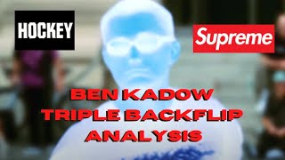 Watching Ben Kadow in Triple Backflip [upl. by Arrimat]