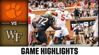 Wake Forest vs Clemson Match Highlights  2024 ACC Volleyball [upl. by Olga474]