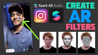 How to Create an Instagram Filter  Spark AR Studio Tutorials 2020 [upl. by Hiro970]