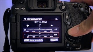 How to perform AF Microadjustment [upl. by Lewis465]