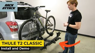 Thule T2 Classic 9044 Platform Hitch Bike Rack Install and Review [upl. by Eniamart2]