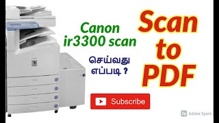 Scan to PC canon ir3300 machine [upl. by Aniez]