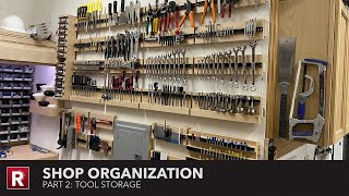 Shop Organization  Part 2 Tool Storage [upl. by Franciskus]