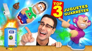 TOP 3 JUGUETES GUARRETES  Juguetes Curiosos con Mike [upl. by Nonnaehr]