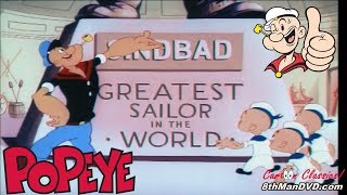 POPEYE THE SAILOR MAN Big Bad Sindbad 1952 Remastered HD 1080p  Jackson Beck Jack Mercer [upl. by Orland]